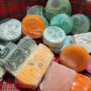 3 bar pack of all natural Shea butter soaps